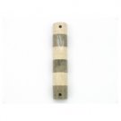 Marble Mezuzah with Green stripes