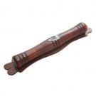 20cm Wood Mezuzah with Carved Back