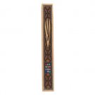 20cm Wood Mezuzah with Choshen Stones
