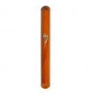 30 cm nut wood mezuzah with a delicate carved frame