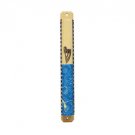 Wooden Semi-Round Decorated Mezuzah
