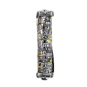 Mezuzah with Column Design (Large)