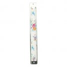 10 cm floral mezuzah with bright colors