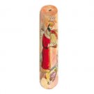 Yair Emanuel Mezuzah with King David in Painted Wood