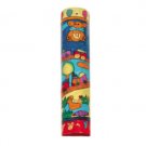 Yair Emanuel Mezuzah with a Teddy Bear and Other Toys in Painted Wood