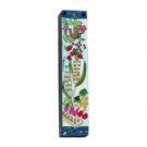 Yair Emanuel Mezuzah with the Seven Species of Israel in Wood
