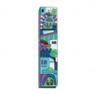 Yair Emanuel Mezuzah with a Jerusalem Scene in Painted Wood