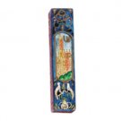 Yair Emanuel Mezuzah with the Tower of David in Painted Wood