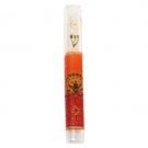 Plastic Mezuzah with Mosaic Pattern and Hamsa