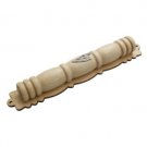 15 cm Mezuzah carved from light wood