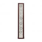 12 cm wood Mezuzah with silver