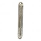 15 cm nickel mezuzah with engravings