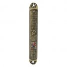 15 cm bronze mezuzah with engraved filigrees