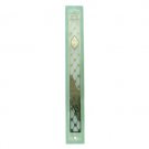 15 Centimeter Glass Mezuzah with Jerusalem and Diamonds