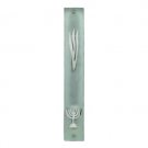 7 cm glass mezuzah with a Hebrew letter ""Shin""