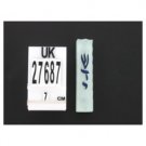 7 cm Mezuzah in glass