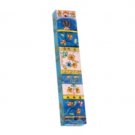 Yair Emanuel Small Wooden Mezuzah With Flowers