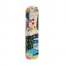 Yair Emanuel Small Wooden Mezuzah With Figures