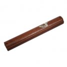 20 Centimeter Mezuzah of Rosewood with Silver Hebrew Letter Shin