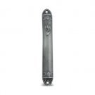 20cm Pewter Mezuzah with Scrollwork