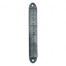 12cm Pewter Mezuzah with Carved Depictions of Jerusalem and Choshen Stones
