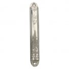 7cm Nickel Mezuzah with Engraved Jerusalem Depictions