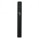 Dark Brown Wood Mezuzah with Rounded Edges