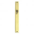12cm Aluminum Gold Toned Mezuzah
