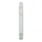 12cm Plastic and Silver Mezuzah with Domed Top