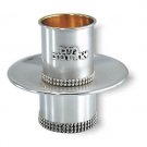 Sterling Silver Mayim Achronim with Rows of Pearls