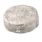 Yair Emanuel Hand Embroidered Hat – Silver Jerusalem Structures