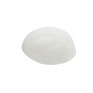 White DMC Knitted Kippah with Dome Shape