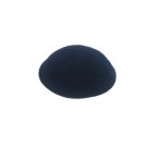 Black DMC Knitted Kippah with Dome Shape