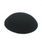 16cm Black DMC Knitted Kippah with Air Holes