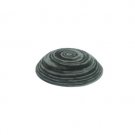 Green DMC Knitted Kippah with Green Swirls