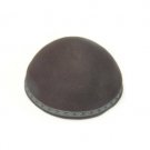 26cm Black Yemenite Kippah with Blue Stripe