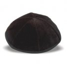 25cm Black German Velvet Kippah