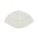 20 cm frik kippah in white
