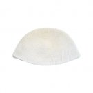 22 centimeter white Freak Kippah with Loose Knitting