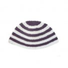 24 cm knitted ""freak"" kippah with stripes