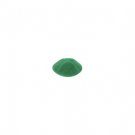 Green Leather Kippah with Four Sections