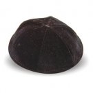 21cm Velvet Kippah with Six Sections
