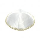 Terylene Kippah with Gold Trim
