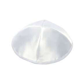 Terylene Kippah in White