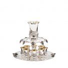 Hazorfim Wine Fountain Eight Cups in Grapes Design