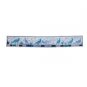 Yair Emanuel Raw Silk Applique Atara with Birds in Blue