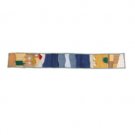 Yair Emanuel Raw Silk Applique Atara with Jerusalem in Color