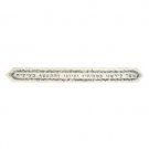Yair Emanuel Hand Embroidered Atara with Jerusalem in Sea Green