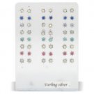 Star of David Sterling Silver Earrings