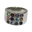 Set of 6 stainless steel rings in various sizes
